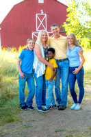 Carroll red barn 2021 family